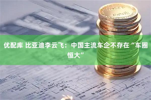 优配库 比亚迪李云飞：中国主流车企不存在“车圈恒大”