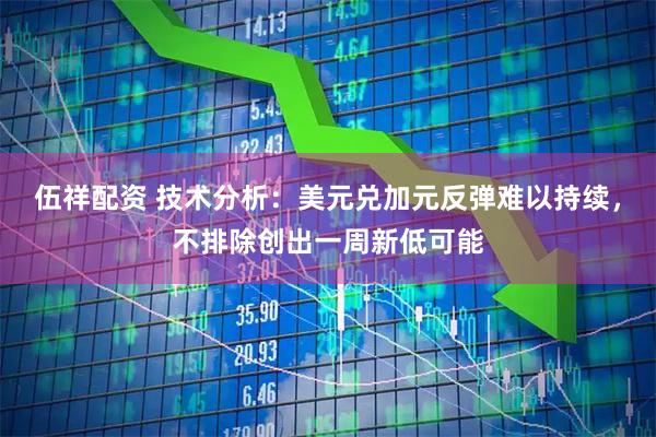 伍祥配资 技术分析：美元兑加元反弹难以持续，不排除创出一周新低可能