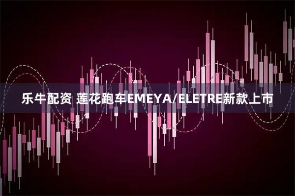 乐牛配资 莲花跑车EMEYA/ELETRE新款上市