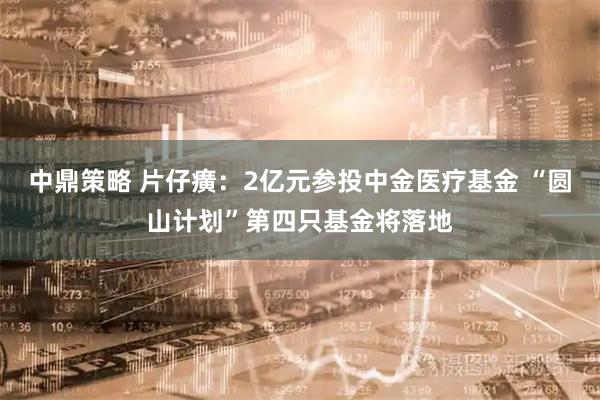 中鼎策略 片仔癀：2亿元参投中金医疗基金 “圆山计划”第四只基金将落地
