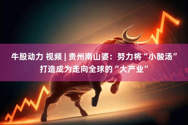 牛股动力 视频 | 贵州南山婆：努力将“小酸汤”打造成为走向全球的“大产业”