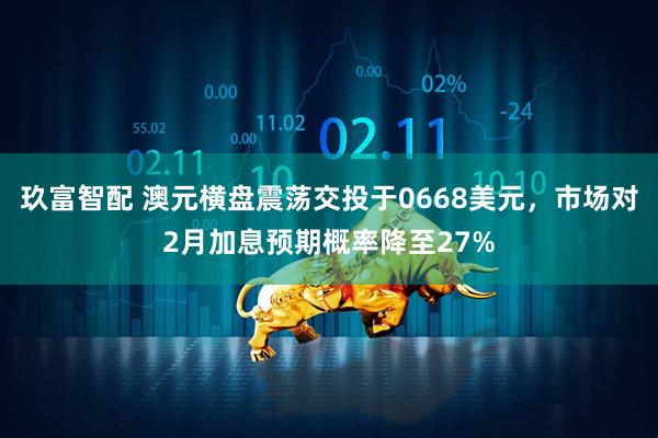 玖富智配 澳元横盘震荡交投于0668美元，市场对2月加息预期概率降至27%